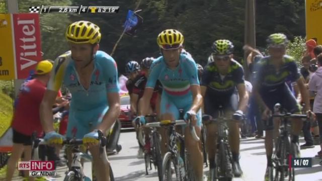 Cyclisme - Tour de France: Alberto Contador abandonne après une chute
