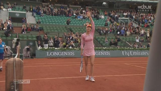 1e tour dames Sharapova - Pervak (6-1, 6-2): rapide victoire de Sharapova