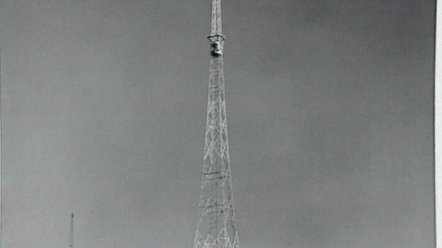 Antenne radio en 1954 en Suisse. [RTS]