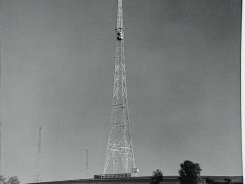 Antenne radio en 1954 en Suisse. [RTS]