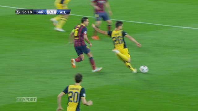 ¼, Barcelone - Atletico (0-1): quelle frappe et quel but de Diego ! (57e)