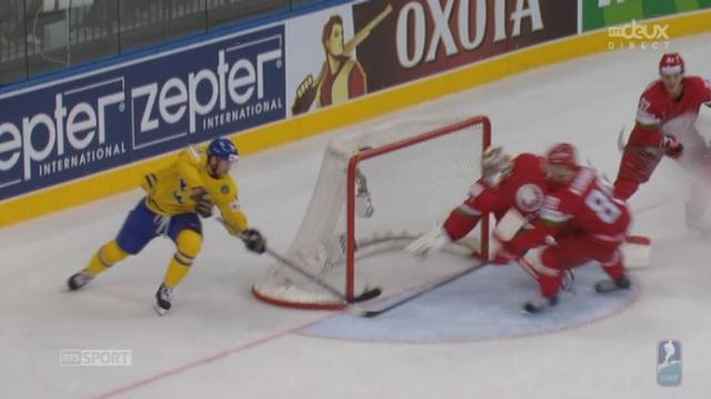 1-4 de finale, Suède - Belarus (3-2): Matthias Ekholm redonne une longueur d’avance aux Suédois