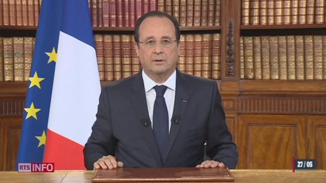 Elections européennes: la déclaration de François Hollande après la débâcle de la gauche