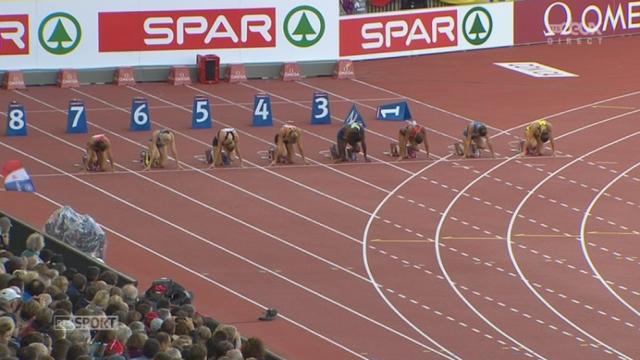 100 m dames. 2e demi-finale: 11'08 pour la Néerlandaise Schippers