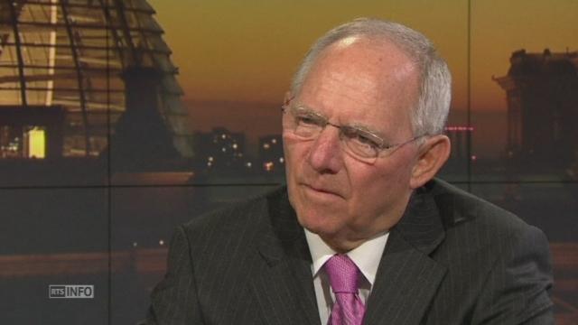 Wolfgang Schäuble: "la décision suisse va causer de nombreux problèmes"