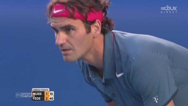 Federer - Murray (3-1): break rapide de Federer