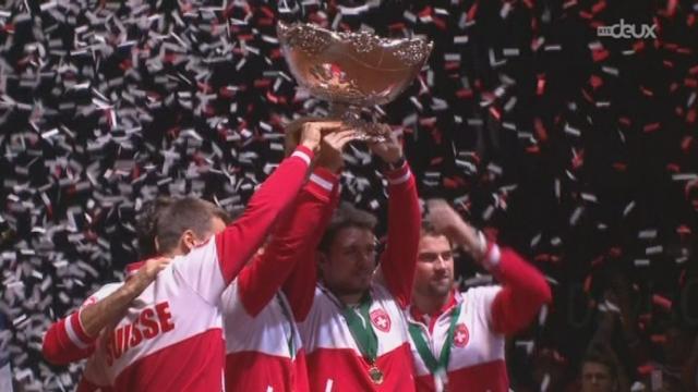 L'intégrale de la cérémonie de la victoire de l'équipe de Suisse, Place de la Navigation à Lausanne
