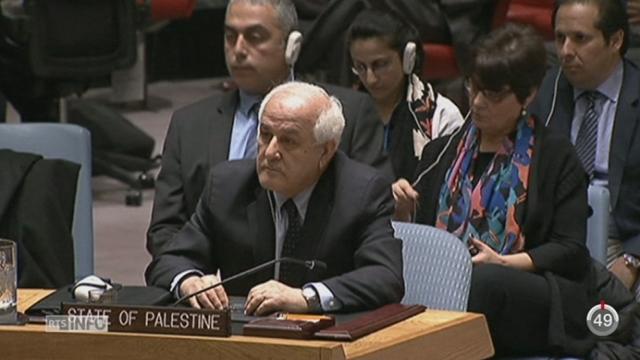 Une résolution palestinienne sur un accord de paix avec Israël a été rejetée