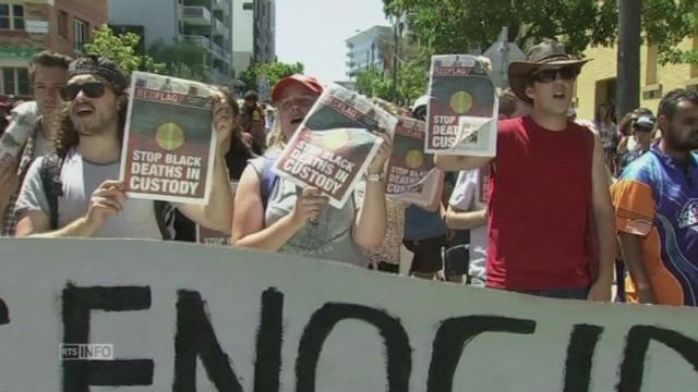 Soutien aux Aborigènes d'Australie en marge du G20