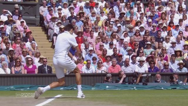 Finale messieurs. Novak Djokovic (SRB) - Roger Federer (SUI). Un tennis de haute qualité des deux côtés!