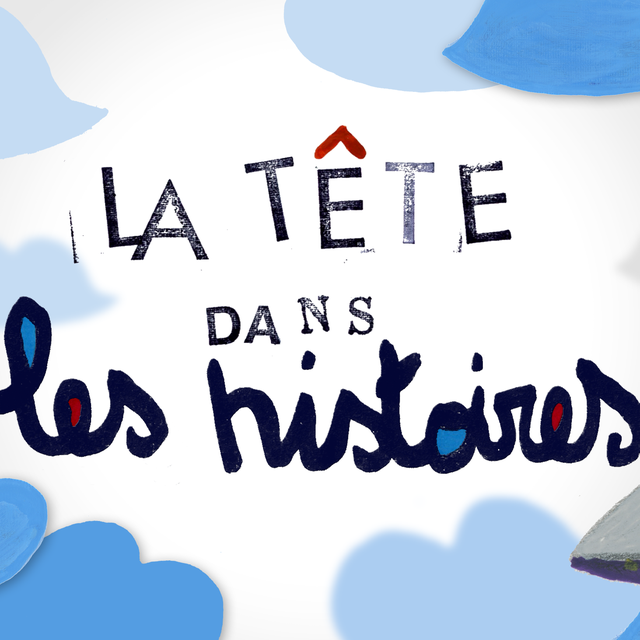 Logo de l'émission jeunesse "La tête dans les histoires".