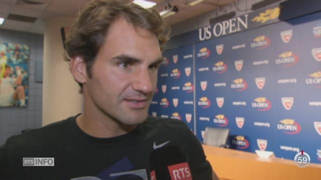 Tennis - US Open: Roger Federer continue son chemin sans problème
