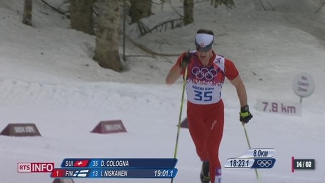 JO de Sotchi: Dario Cologna remporte l'or au 15km classique
