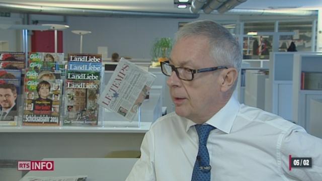 La question de la vente du journal "Le Temps" est toujours ouverte