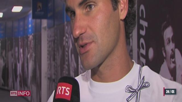 Tennis - Open d'Australie: entretien avec Roger Federer