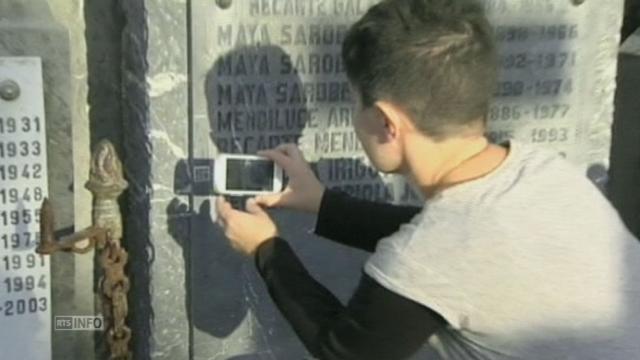 Des codes à scanner sur les tombes des cimetières européens