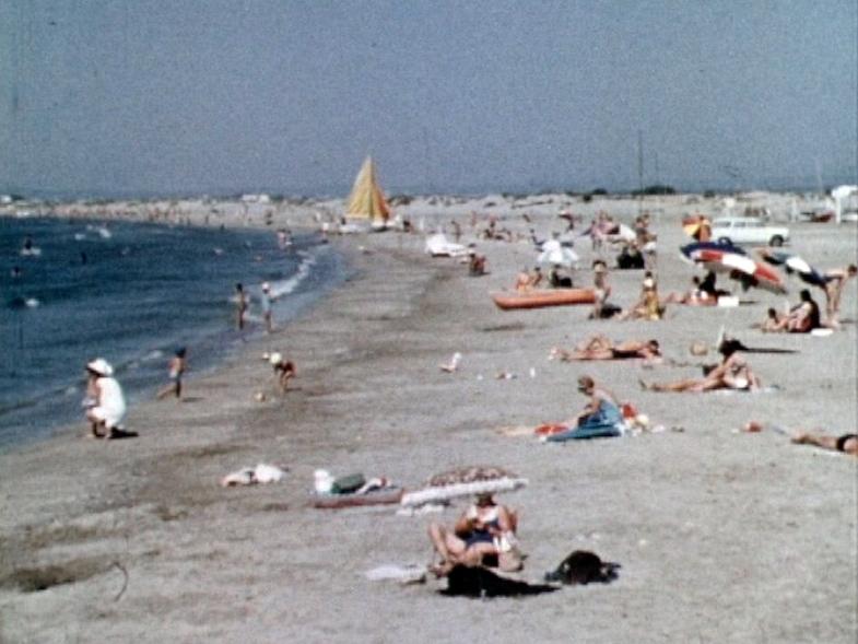 La région française du Languedoc-Roussillon et la station balnéaire de La Grande Motte en 1970. [RTS]