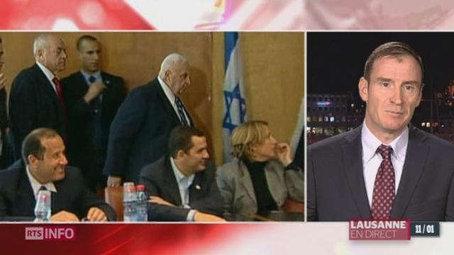 Décès d'Ariel Sharon: les explications de Pascal de Crousaz, chercheur, politologue, spécialiste du Proche-Orient