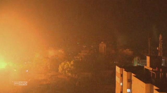 Forte explosion dans la nuit a Gaza