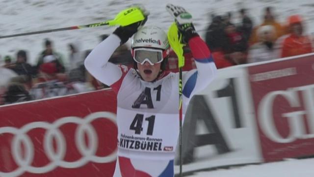 Slalom messieurs, 1re manche: Daniel Yule