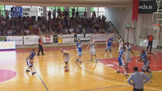 Basketball - Playoffs LNA: les Tigers de Lugano battent Fribourg Olympic (75-63) pour le 5ème match de la finale + itw de Roberto Kovac (Fribourg)