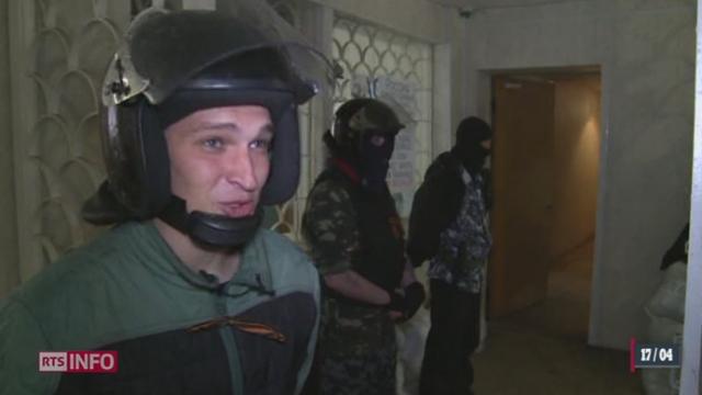 Ukraine: la population fait capituler l'armée à Slaviansk