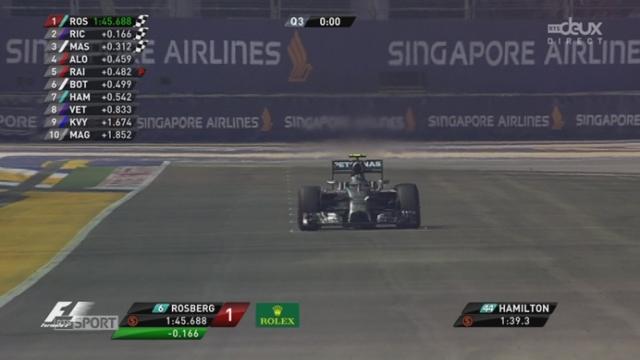 Qualification: Lewis Hamilton (GBR) s’élancera en pole position devant Rosberg (ALL) et Ricciardo (AUS)