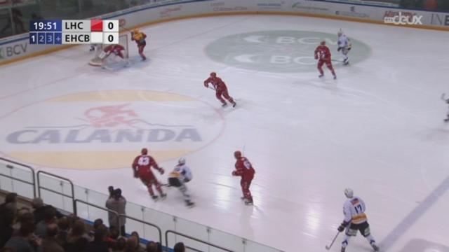 Hockey - LNA (13e j.): Lausanne - Bienne (5-0) + itw de Benjamin Antonietti (attaquant LHC), de Benoit Jecker (défenseur HC Bienne) et de Gerd Zenhäusern