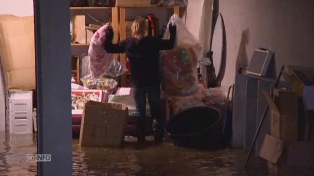 Inondations en Thurgovie et à Berne