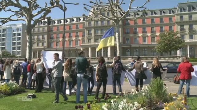 Manifestation pour l'unité de l'Ukraine à Genève