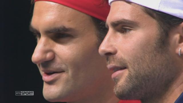 Tennis - Coupe Davis: la Suisse a déjà fait un bon bout pour la demi finale face à l'Italie