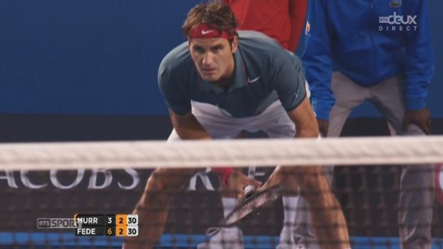 Federer – Murray (6-2, 3-2): nouveau break de Federer qui mène dans la deuxième manche
