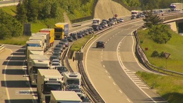 Deux heures d'attente à l'entrée nord du Gothard