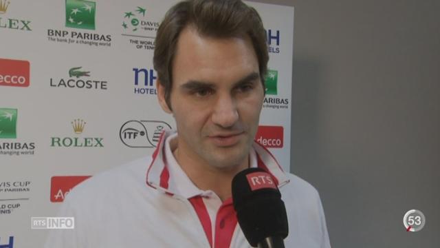 Tennis - Coupe Davis: l'état de santé de Federer inquiète la Suisse