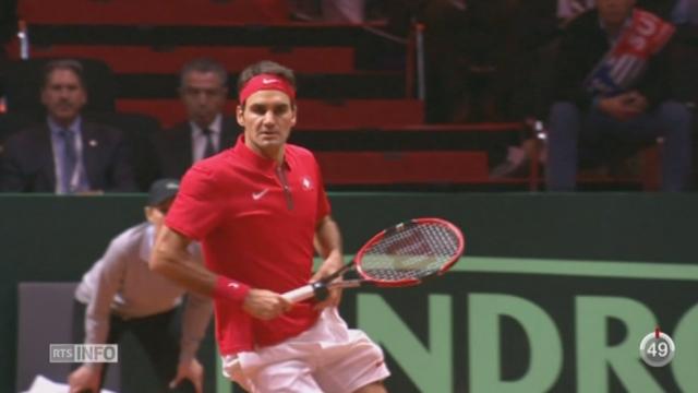 Tennis- Coupe Davis: Suisses et Français sont à égalité (1-1) avant le double