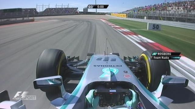 Qualifications: Rosberg obtient la pole, devançant Hamilton et Bottas