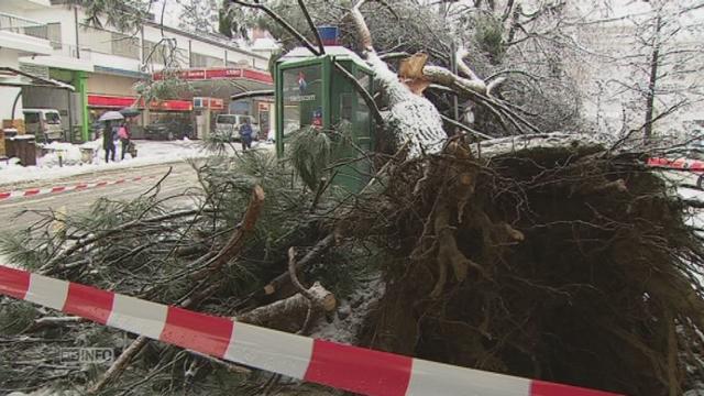 Retour de la neige au Tessin