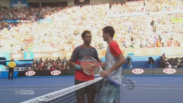 Nadal - Dimitrov (3-6, 7-6, 7-6, 6-2): Nadal sort victorieux de ce duel incertain