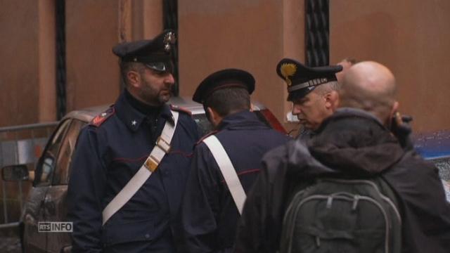 Bombe artisanale devant une église française à Rome