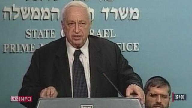 Décès d'Ariel Sharon: le cercueil est exposé devant le parlement israélien