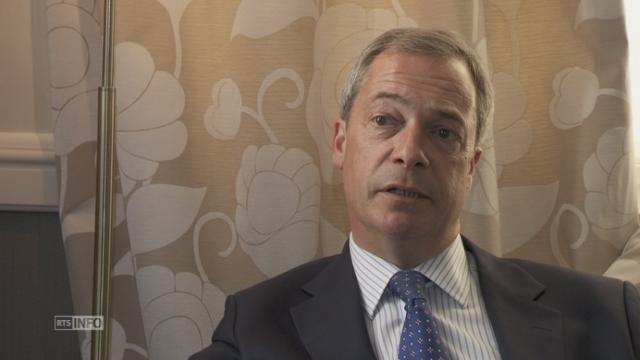 Nigel Farage commente les élections européennes