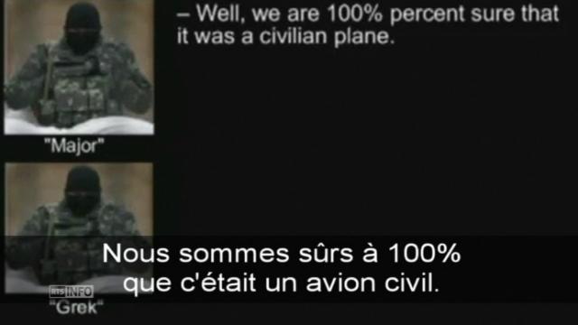 La conversation suspecte non authentifiée après le crash en Ukraine