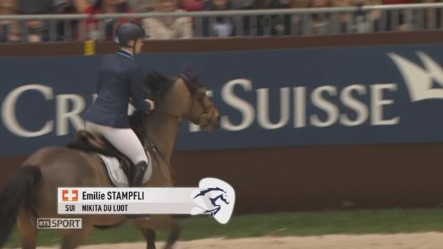 Grand Prix: malgré 2 fautes commises, Emilie Stampfli (SUI) ne propose pas de la mauvaise équitation