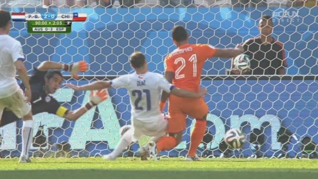 Groupe B, NED-CHI (2-0): les Hollandais contrent, Robben fonce vers la cage chilienne et sert Depay qui marque le 2-0