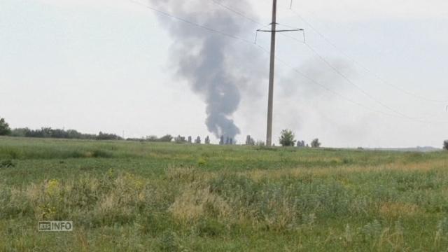 Hélicoptère ukrainien abattu pres de Slaviansk
