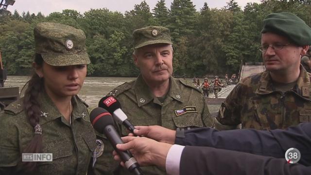 Des officiers russes sont en mission d'inspection de l'armée suisse