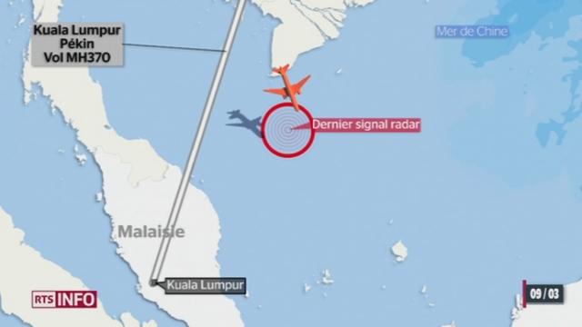 L'avion disparu de Malaysia Airlines reste introuvable