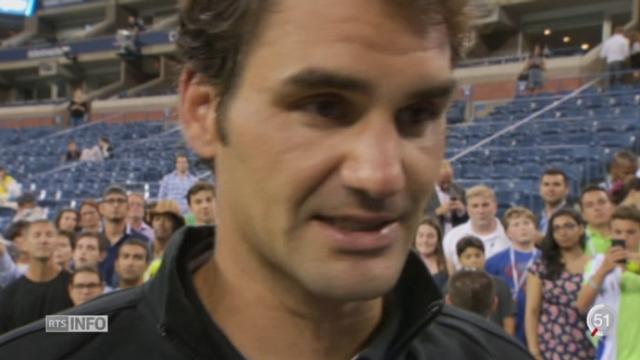 Tennis - US Open: Roger Federer a atteint les demi-finales non sans difficulté