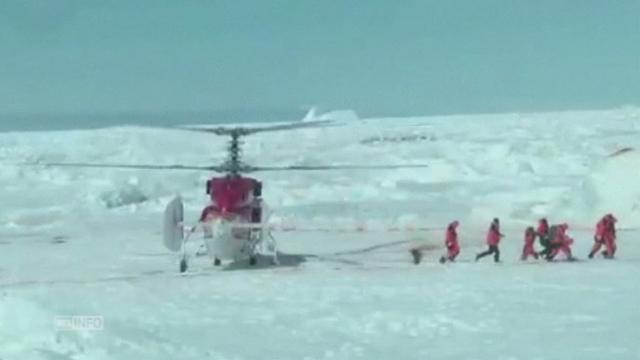Le sauvetage du navire russe bloqué en Antarctique a commencé
