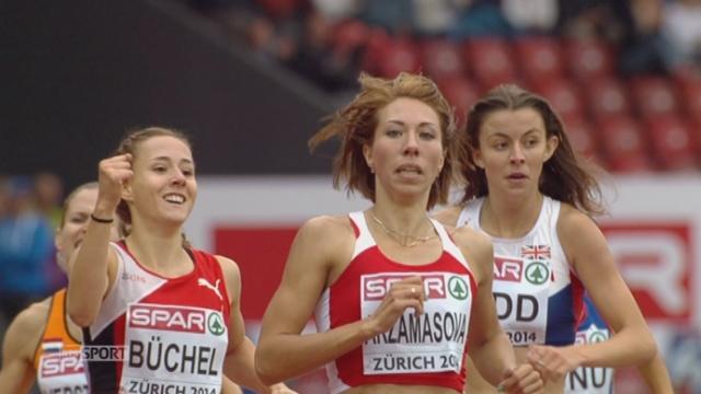 800 m dames. Selina Büchel (SUI) brille en série